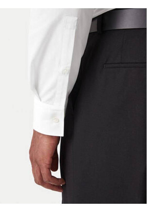 Hugo - HUGO Koszula C-Jason 50293691 Biały Slim Fit. Kolor: biały. Materiał: bawełna