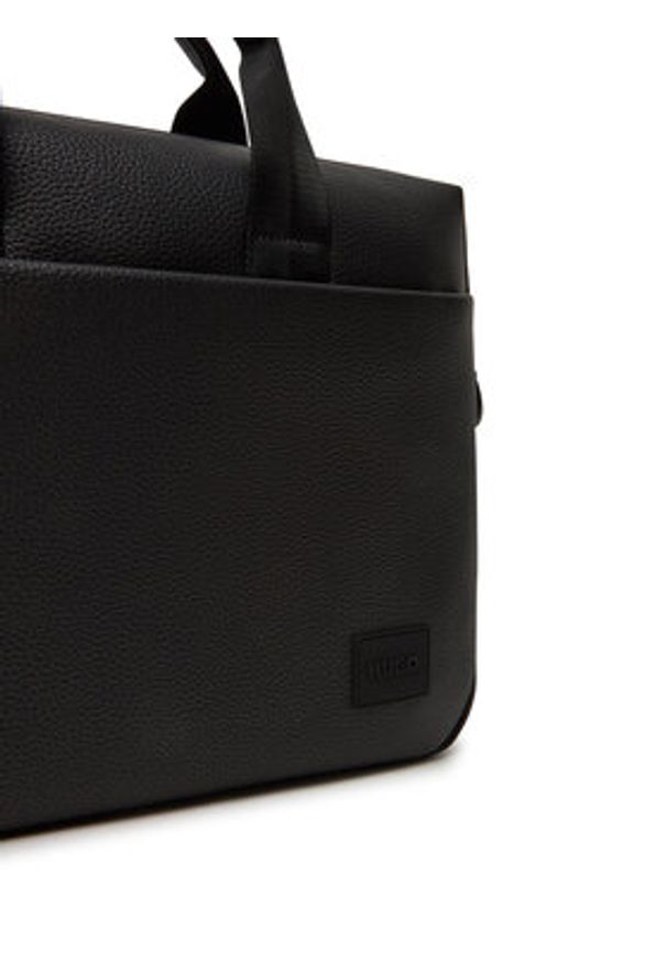 Hugo - HUGO Torba na laptopa Ethon 2.0 50535689 Czarny. Kolor: czarny. Materiał: skóra