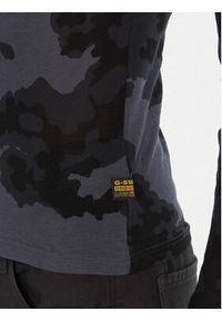 G-Star RAW - G-Star Raw Bluzka D27103-E151 Granatowy Slim Fit. Kolor: niebieski. Materiał: bawełna #4