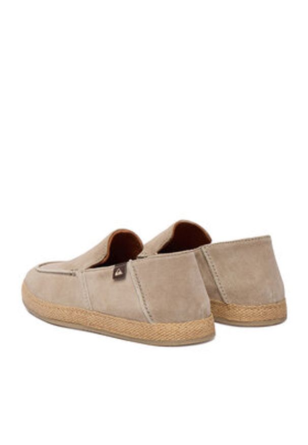 Quiksilver Espadryle CEO-ESPRINT-04 MI08 Beżowy. Kolor: beżowy. Materiał: skóra, zamsz
