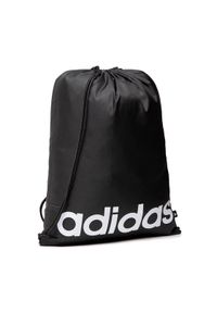 Adidas - adidas Worek Linear Gymsack GN1923 Czarny. Kolor: czarny. Materiał: materiał #1