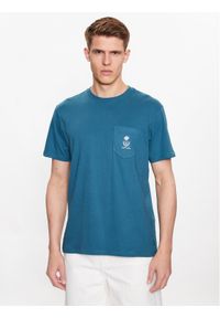 Billabong T-Shirt Troppo ABYZT01716 Niebieski Regular Fit. Kolor: niebieski. Materiał: bawełna