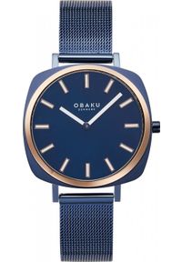Zegarek OBAKU Zegarek damski Obaku Denmark V296LXSLML niebieski. Kolor: niebieski #1