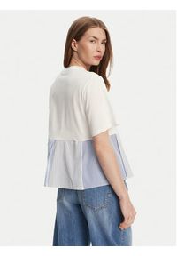 Weekend Max Mara T-Shirt Bird 2515941102 Biały Relaxed Fit. Kolor: biały. Materiał: bawełna #5