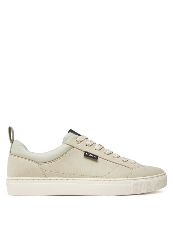 Hugo - Sneakersy HUGO. Kolor: beżowy