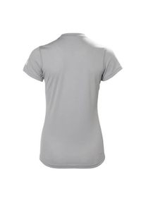 Koszulka sportowa damska Helly Hansen W Tech Tshirt. Kolor: szary. Materiał: poliester. Długość rękawa: krótki rękaw. Długość: krótkie
