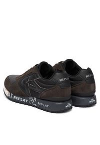 Replay - REPLAY Sneakersy GMS9I .000.C0008L Brązowy. Kolor: brązowy. Materiał: skóra #4