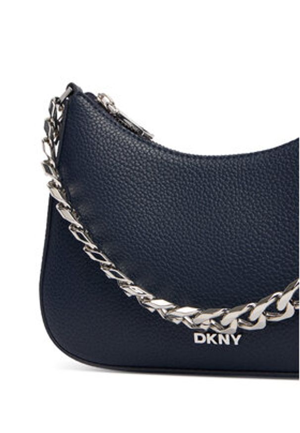 DKNY Torebka R52EAI10 Granatowy. Kolor: niebieski. Materiał: skórzane