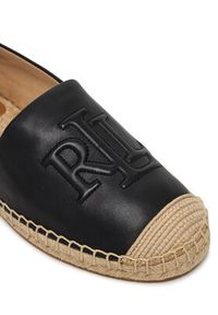 Lauren Ralph Lauren - LAUREN RALPH LAUREN Espadryle Cameryn 802P04415001 Czarny. Kolor: czarny. Materiał: skóra #5