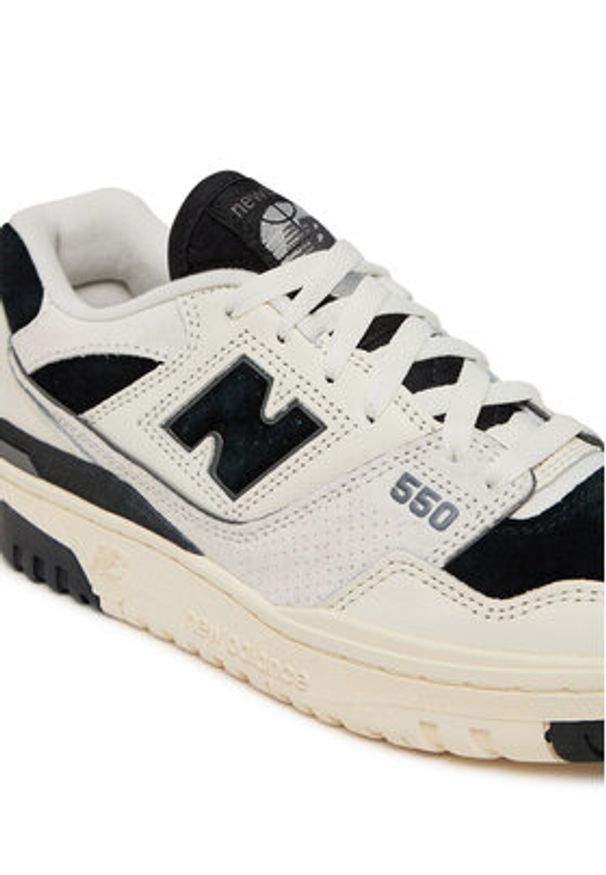 New Balance Sneakersy BB550LEG Beżowy. Kolor: beżowy. Materiał: zamsz, skóra