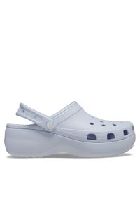 Klapki Crocs. Kolor: niebieski. Obcas: na platformie #1