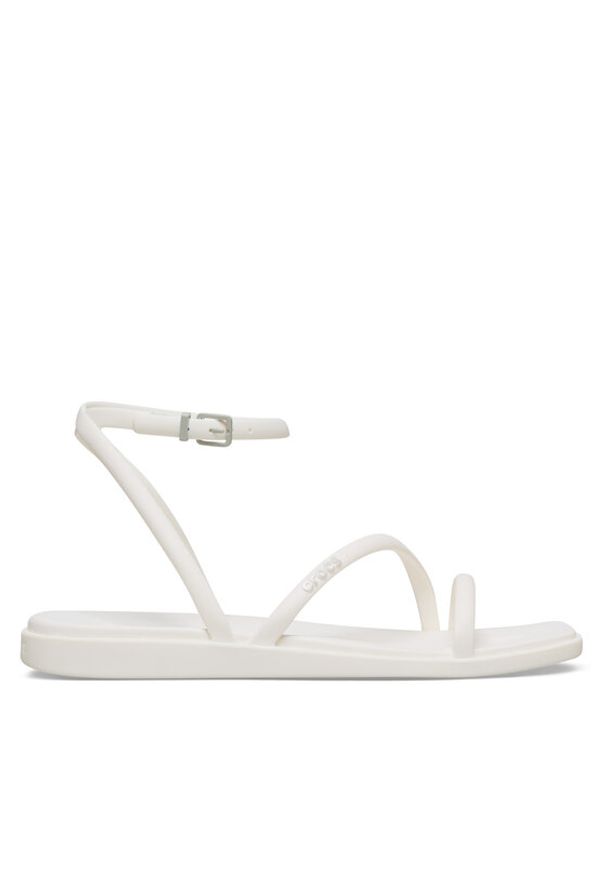 Crocs Sandały Miami Ankle Strap Sandal 212256 Beżowy. Kolor: beżowy