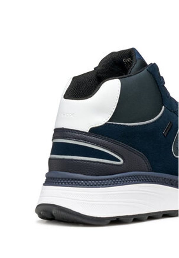 Geox Sneakersy U Spherica Actif X1 U56HGA 02285 C4002 Granatowy. Kolor: niebieski. Materiał: zamsz, skóra