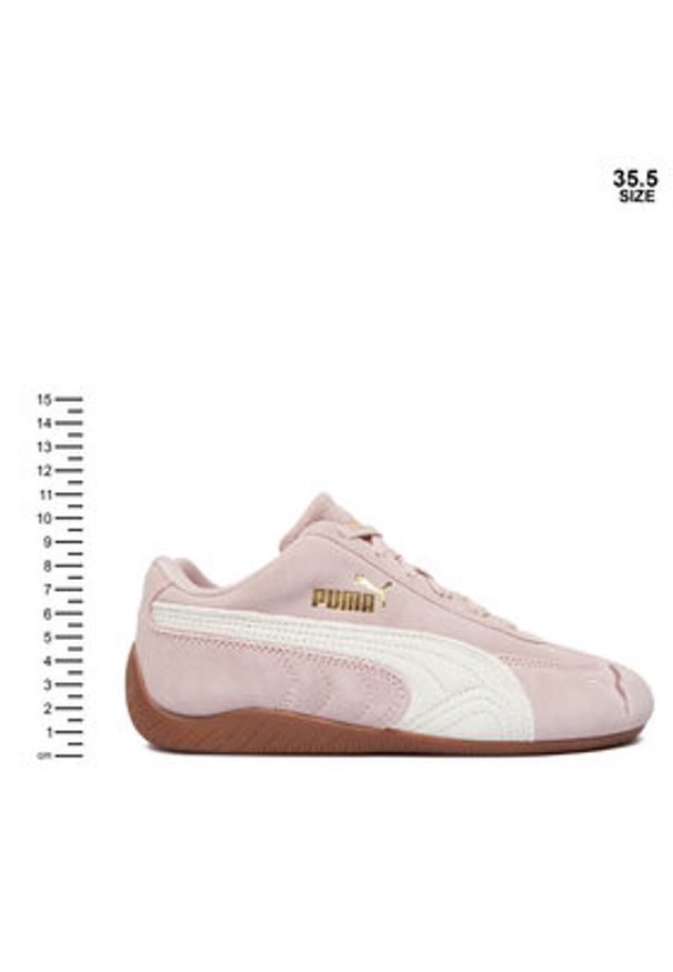 Puma Sneakersy Speedcat Og Jr 401698 14 Różowy. Kolor: różowy. Materiał: skóra, zamsz