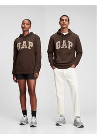 GAP - Bluza Gap. Kolor: brązowy. Materiał: bawełna #1