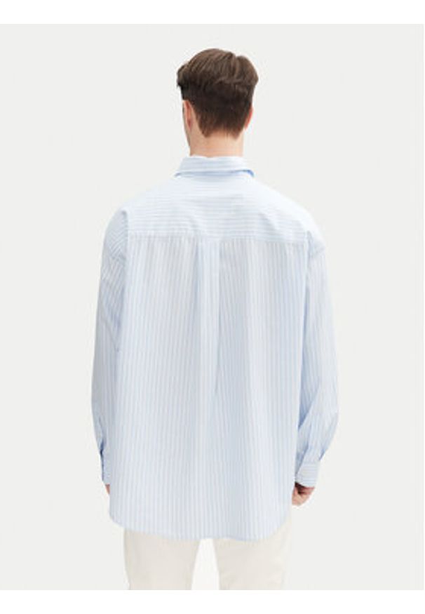 Jack & Jones Koszula Atlas 12271085 Błękitny Wide Fit. Kolor: niebieski. Materiał: bawełna