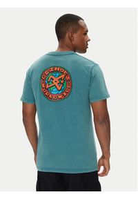 DC T-Shirt ADYZT05458 Zielony Regular Fit. Kolor: zielony. Materiał: bawełna #4
