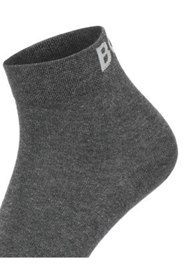 BOSS Skarpety długie 2P SH Logo CC 50502066 Szary. Kolor: szary. Materiał: bawełna