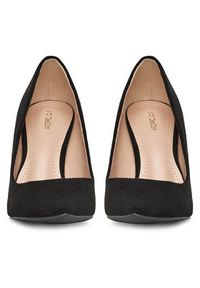 DeeZee Czółenka LB9901-BLACK SU Czarny. Kolor: czarny. Materiał: materiał #5