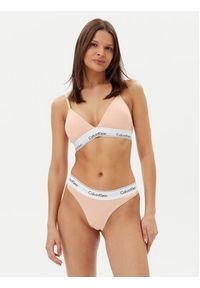 Calvin Klein Underwear Biustonosz braletka 000QF5650E Pomarańczowy. Kolor: pomarańczowy. Materiał: bawełna #7