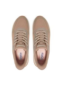 skechers - Skechers Sneakersy Bobs Squad 4-Staple Look 117624/TPE Beżowy. Kolor: beżowy. Materiał: materiał #4
