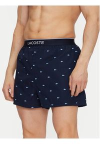 Lacoste Komplet 3 par bokserek 7H1283 Granatowy. Kolor: niebieski. Materiał: bawełna