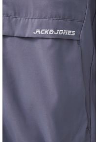 Jack & Jones kurtka męska przejściowa. Okazja: na co dzień. Kolor: niebieski. Materiał: poliester. Styl: casual