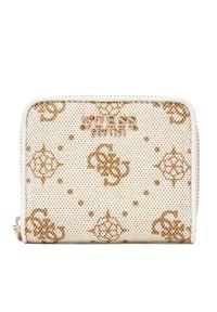 Guess Mały Portfel Damski Neda Slg SWCP96 54137 Beżowy. Kolor: beżowy. Materiał: materiał