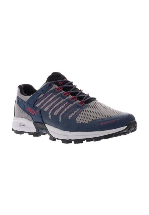 Buty do biegania Inov-8 Roclite G 275 W 000807-GYPK-M-01 granatowe szare. Kolor: niebieski, wielokolorowy, szary. Materiał: materiał. Szerokość cholewki: normalna
