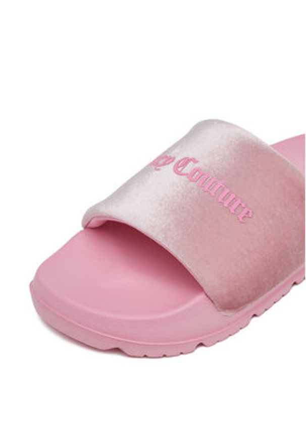 Juicy Couture Klapki PJC1 Różowy. Kolor: różowy. Materiał: materiał