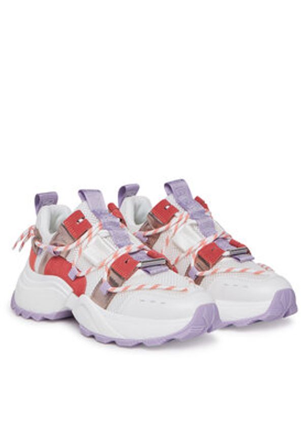 Steve Madden Sneakersy Tazmania SM11002419 Biały. Kolor: biały. Materiał: materiał