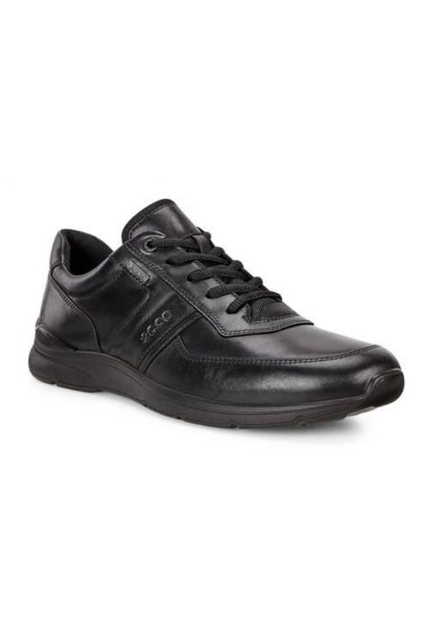 ecco - Buty do chodzenia męskie Ecco Irving. Zapięcie: sznurówki. Kolor: czarny. Materiał: syntetyk, materiał. Szerokość cholewki: normalna. Sport: turystyka piesza