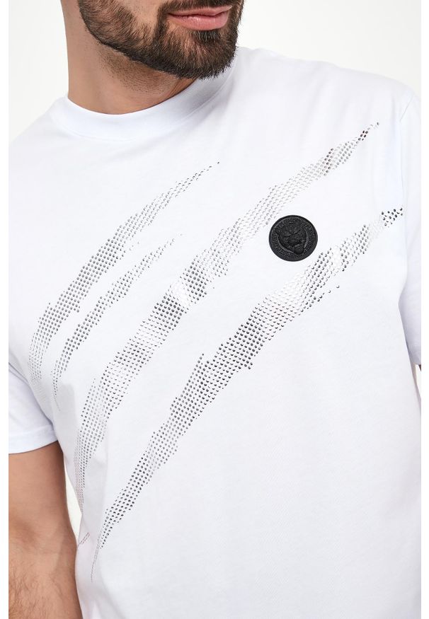 Plein Sport - T-shirt męski PLEIN SPORT. Styl: sportowy