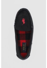 Polo Ralph Lauren Kapcie RF102873 kolor czarny. Nosek buta: okrągły. Kolor: czarny. Materiał: guma #3
