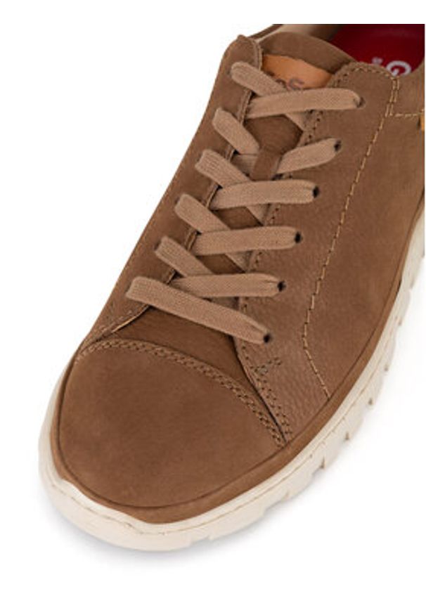 Go Soft Sneakersy MONE-01N MI08 Brązowy. Kolor: brązowy. Materiał: nubuk, skóra