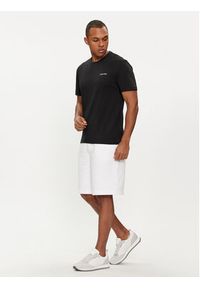 Calvin Klein T-Shirt Angled Back Logo K10K112495 Czarny Regular Fit. Kolor: czarny. Materiał: bawełna #2
