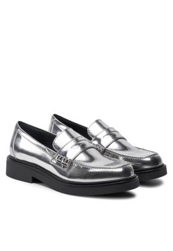 Aldo Loafersy Verima 13838579 Srebrny. Kolor: srebrny. Materiał: skóra