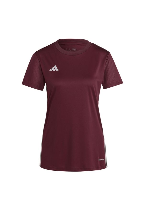 Adidas - Damska Koszulka adidas Tabela 23. Kolor: czerwony, wielokolorowy, brązowy. Sport: piłka nożna