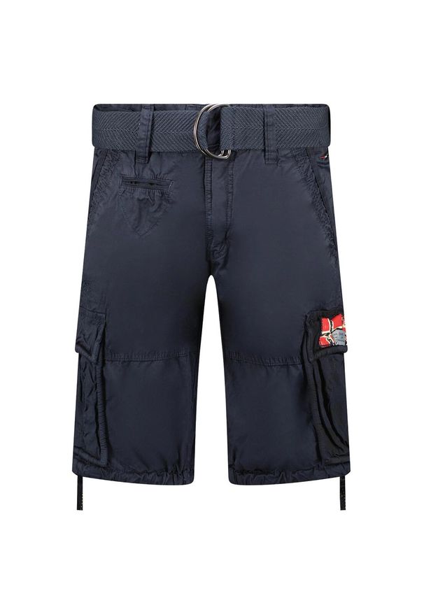 Bermudy Geographical Norway PASTEQUE EO MEN 063 granatowy męska. Kolor: niebieski. Sport: turystyka piesza
