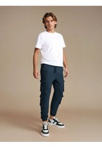 Sinsay - Spodnie jogger cargo - green spruce