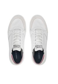 TOMMY HILFIGER - Tommy Hilfiger Sneakersy Lightweight Cup Seasonal Mix FM0FM04961 Biały. Kolor: biały. Materiał: materiał