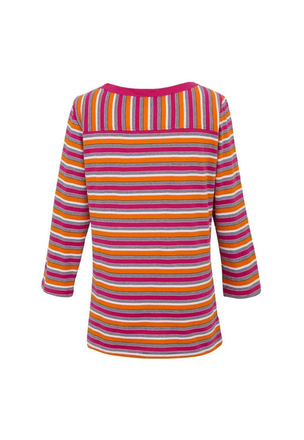 Regatta - T-shirt Damski W Paski Baylette II. Kolor: różowy. Wzór: paski