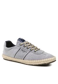 Pepe Jeans Espadryle Tourist Vegas Chambray PMS10311 Granatowy. Kolor: niebieski. Materiał: materiał