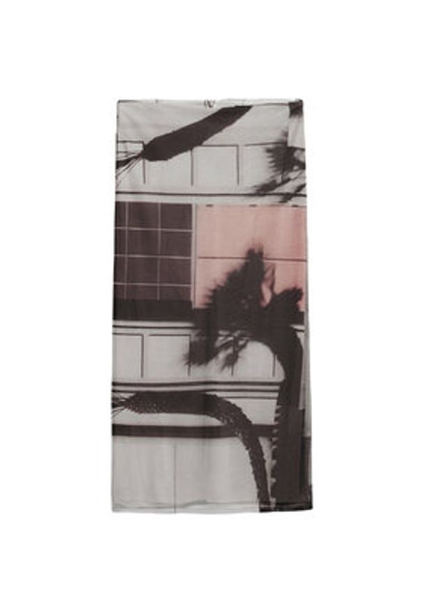 Desigual Spódnica tiulowa 25SWFK05 Kolorowy Regular Fit. Materiał: syntetyk. Wzór: kolorowy