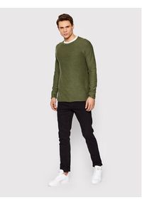 Only & Sons Sweter Dextor 22016131 Zielony Regular Fit. Kolor: zielony. Materiał: bawełna