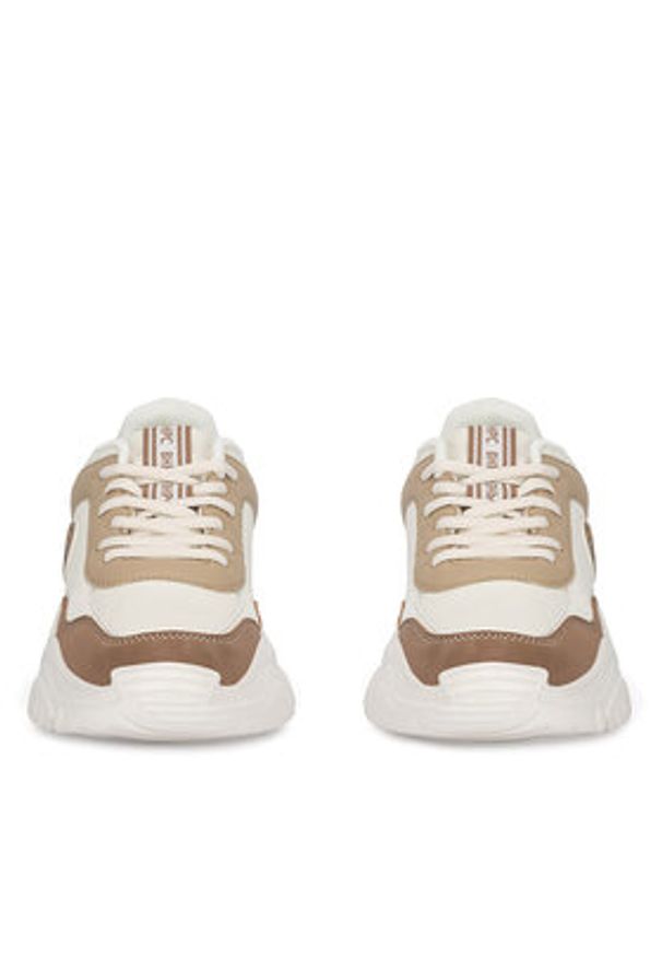 Beverly Hills Polo Club Sneakersy WFA3160-1 Beżowy. Kolor: beżowy. Materiał: skóra