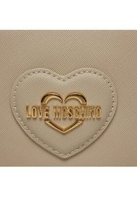 Love Moschino - LOVE MOSCHINO Kosmetyczka JC5306PP0IKL0110 Beżowy. Kolor: beżowy. Materiał: skóra