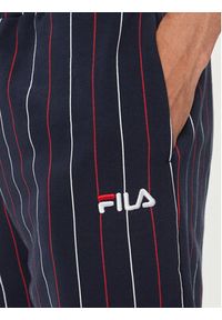 Fila Szorty sportowe FAM0648 Granatowy Regular Fit. Kolor: niebieski. Materiał: bawełna. Styl: sportowy #5