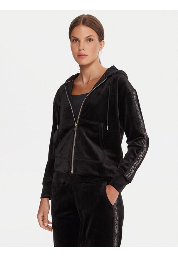 DKNY Sport Bluza DP5J9639 Czarny Regular Fit. Kolor: czarny. Materiał: syntetyk. Styl: sportowy