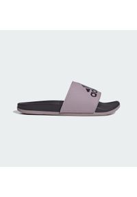Adidas - adilette Comfort Slides. Kolor: fioletowy, czarny, różowy, wielokolorowy. Styl: sportowy
